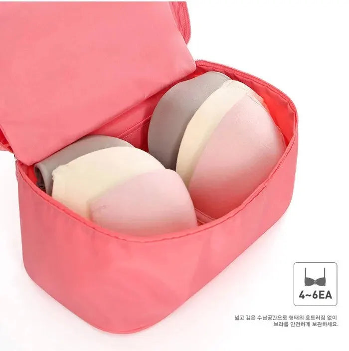 Portable Travel Bra Underwear Organizer Bag