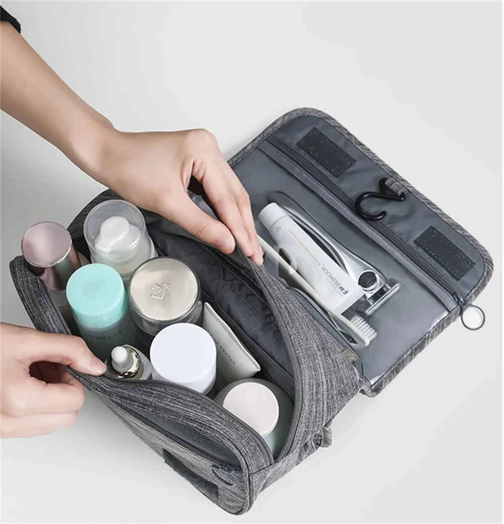 Portable Toiletry Washbag with Hanging Hook