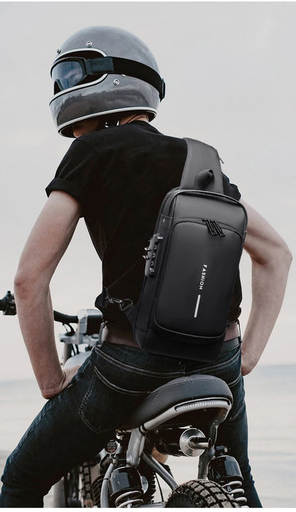 Anti-theft USB Shoulder Bag