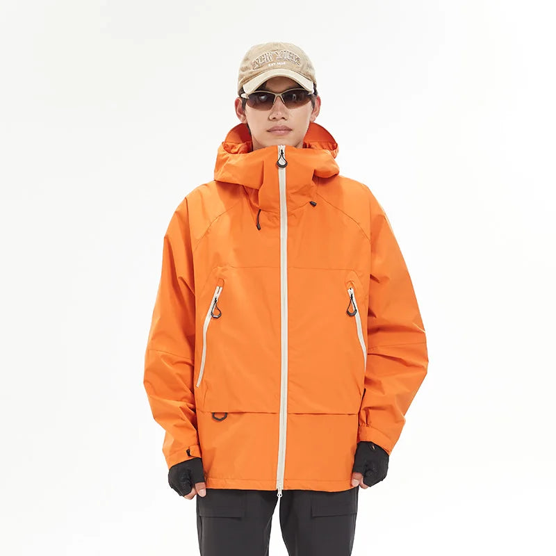 Waterproof Hiking Jacket Unisex With Hoodie