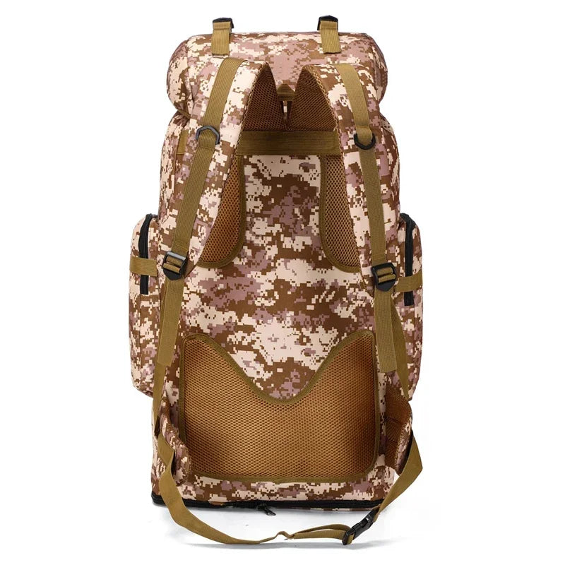 80L/100L Trekking Bag Large Capacity for Outdoors Hiking & Camping