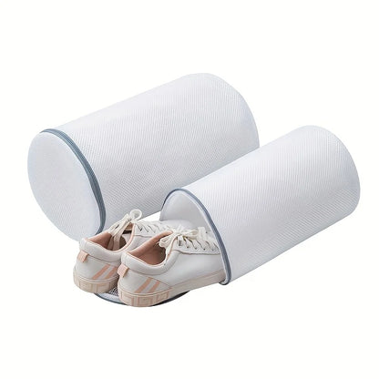 Durable Mesh Laundry Bag for Running Shoes, Socks & Bras with Zipper Closure
