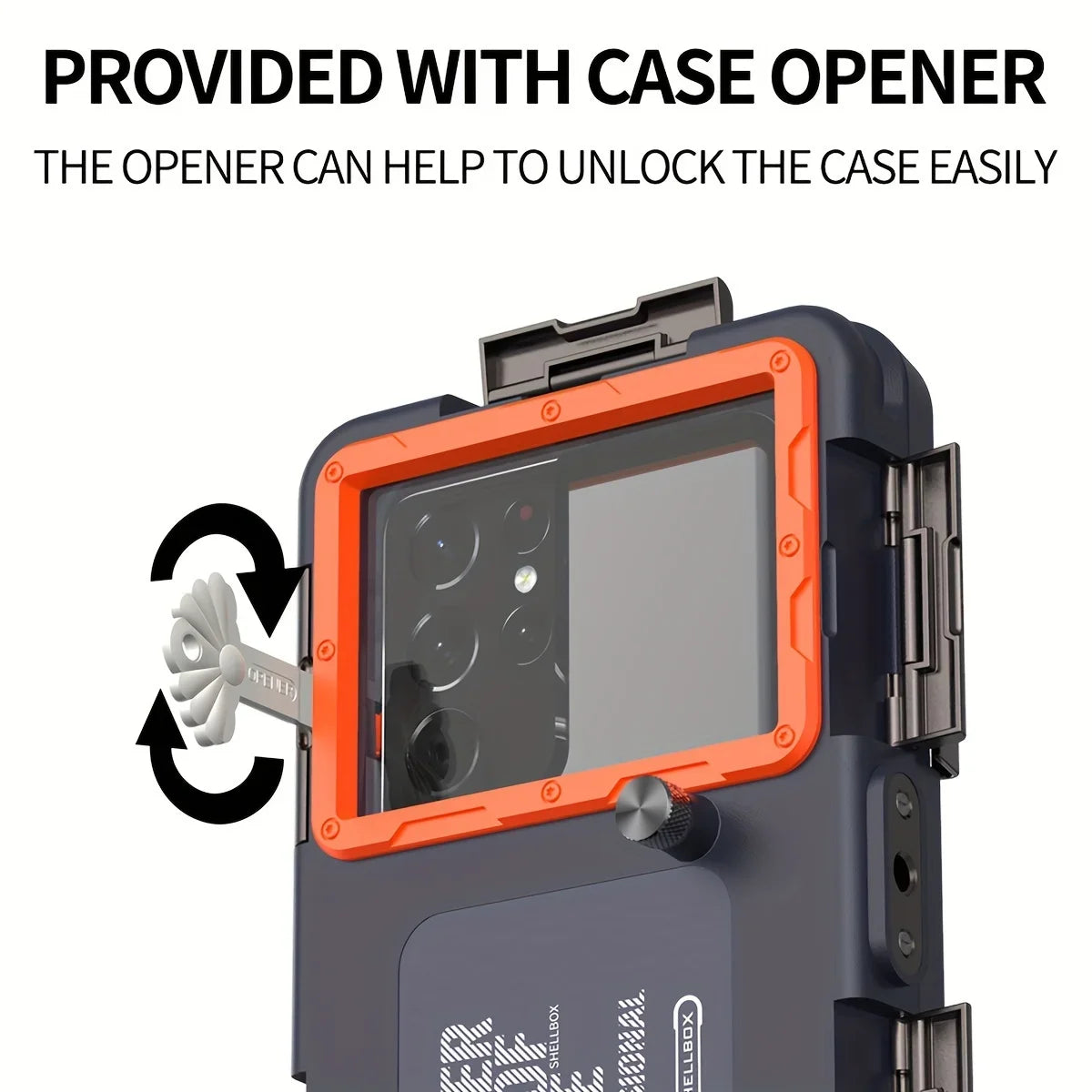 Waterproof Phone Case For iPhone Samsung 6.8" Phone - 50ft