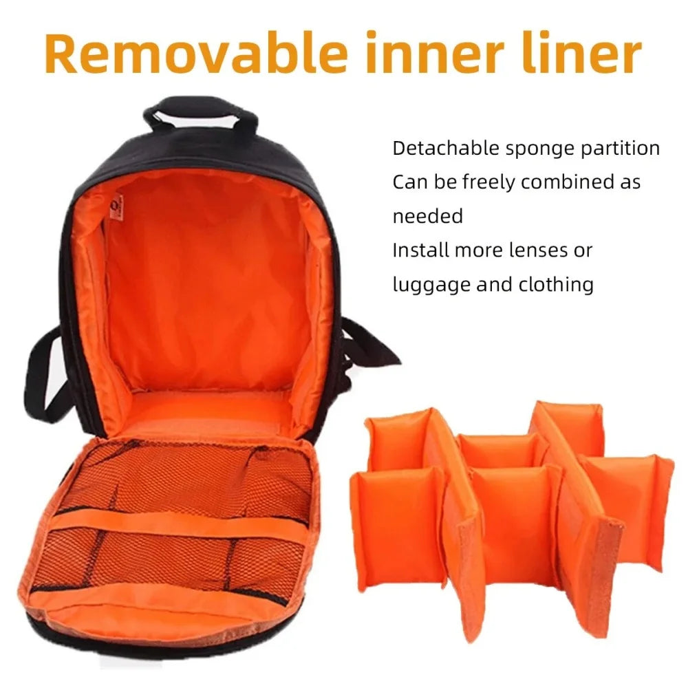 Outdoor Wear-resisting DSLR Digital Camera Video Backpack