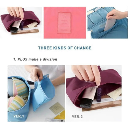 Portable Travel Bra Underwear Organizer Bag