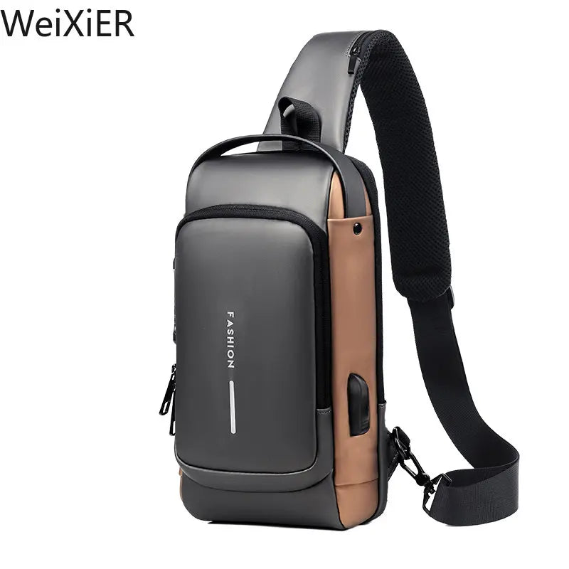 Anti-theft USB Shoulder Bag