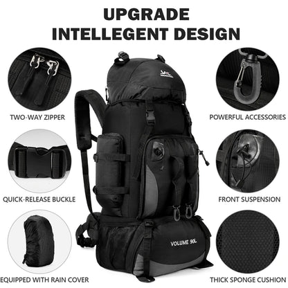 90L Waterproof Trekking Bag Large Capacity
