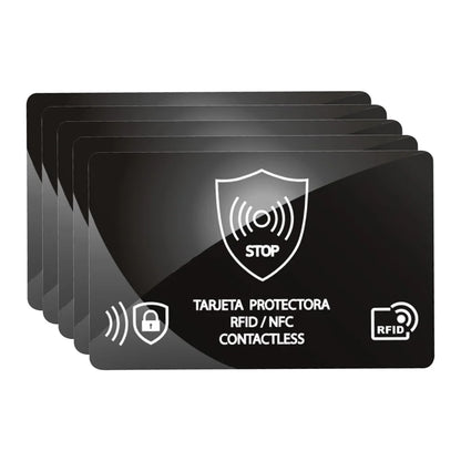 5Pcs RFID Blocking Card For Credit Card Protection