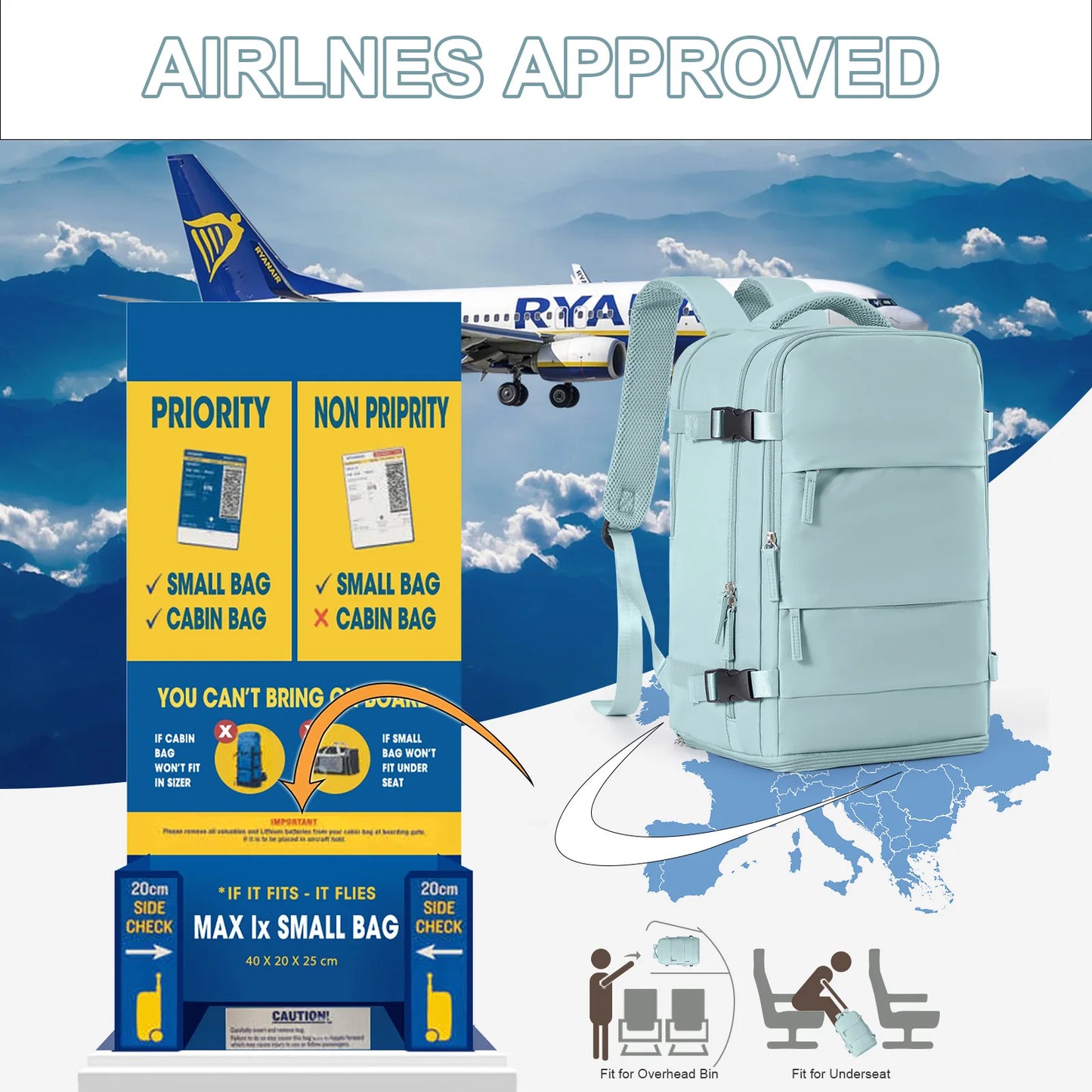 JetCabin Carry-On Backpack