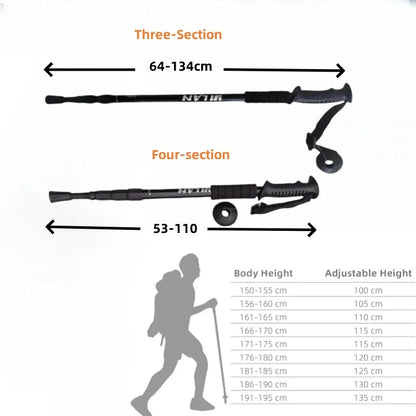 Hiking Trekking Poles, Lightweight
