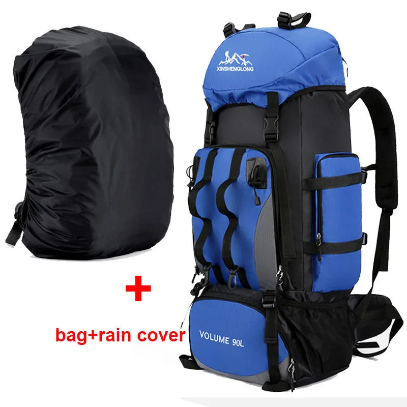 90L Waterproof Trekking Bag Large Capacity