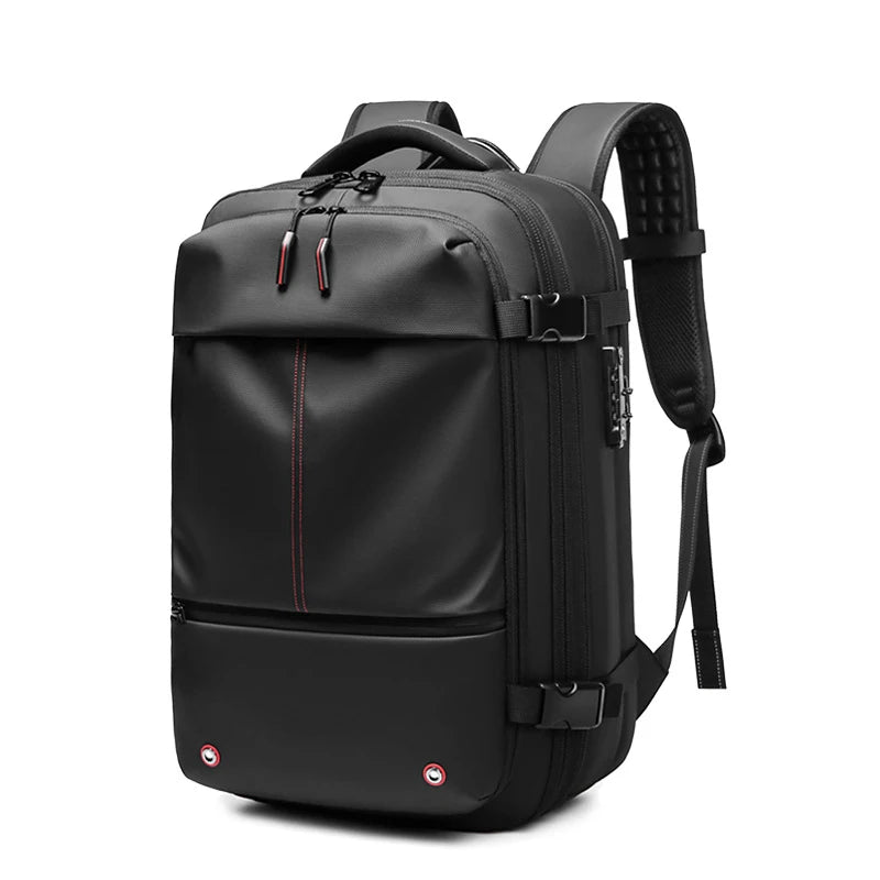 Men Travel Backpack with vacuum compression 17" Laptop Backpack