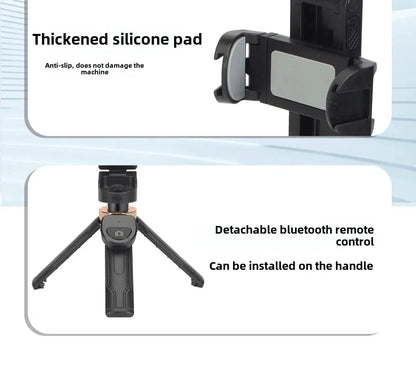 Super Mini Selfie Stick Portable Phone Holder Shooting Aid Versatile Integrated Design Bluetooth Remote For Live Broadcast