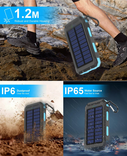 50000mAh Power Bank Waterproof Large Capacity Fast Charging