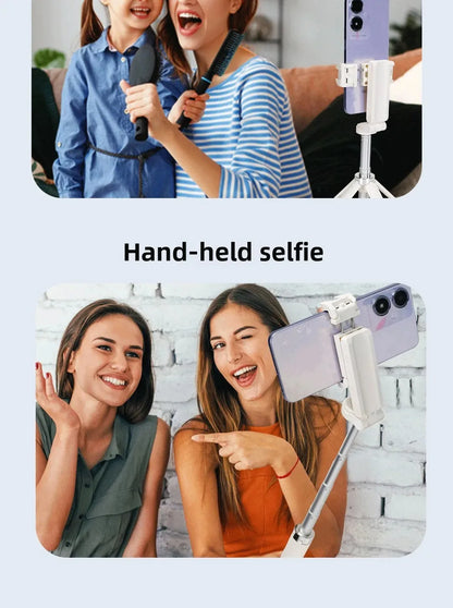 Super Mini Selfie Stick Portable Phone Holder Shooting Aid Versatile Integrated Design Bluetooth Remote For Live Broadcast