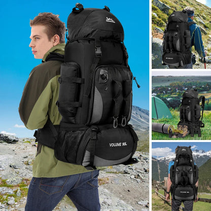 90L Waterproof Trekking Bag Large Capacity