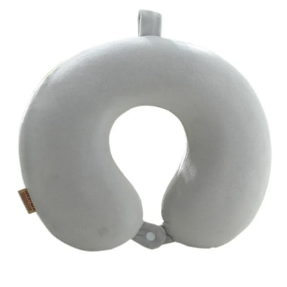 Polyester Solid Color Memory Foam Memory Pillow U-shaped Pillow Soft Comfortable Travel Neck Office Nap Pillow