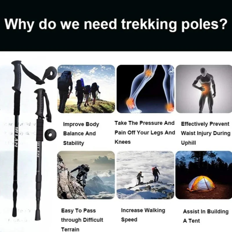 Hiking Trekking Poles, Lightweight