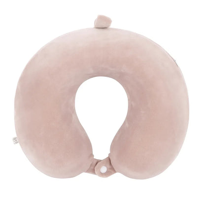 Polyester Solid Color Memory Foam Memory Pillow U-shaped Pillow Soft Comfortable Travel Neck Office Nap Pillow