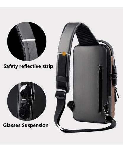 Anti-theft USB Shoulder Bag