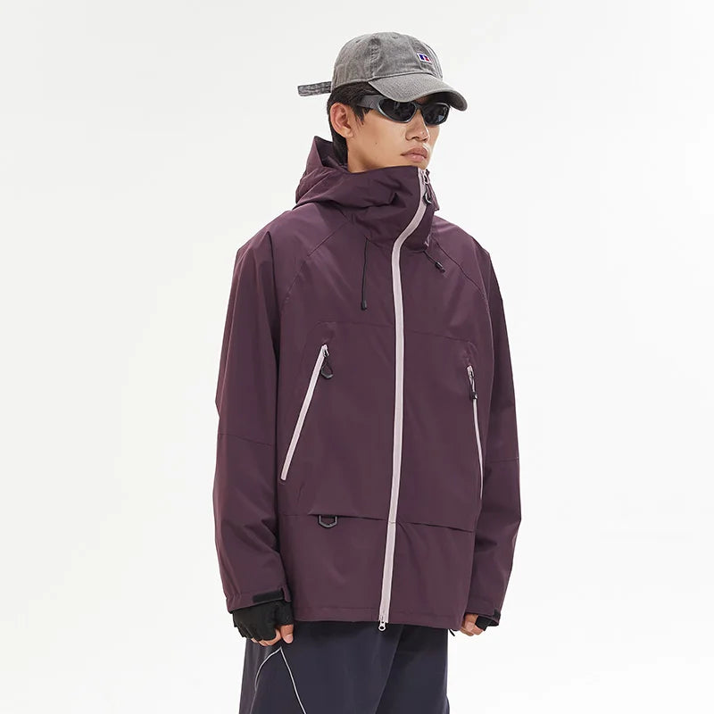 Waterproof Hiking Jacket Unisex With Hoodie