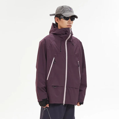 Waterproof Hiking Jacket Unisex With Hoodie