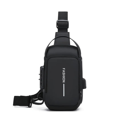 Stylish Men's Sling Bag - Durable Oxford Fabric