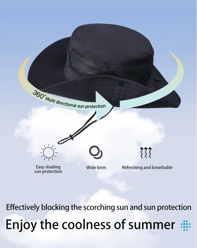 Men's Sunscreen Adventure Hat