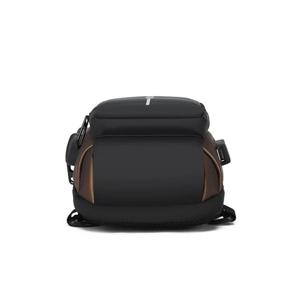 Stylish Men's Sling Bag - Durable Oxford Fabric