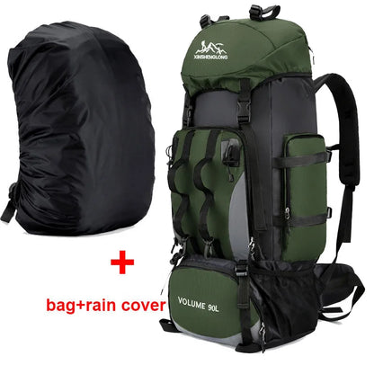 90L Waterproof Trekking Bag Large Capacity
