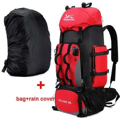 90L Waterproof Trekking Bag Large Capacity