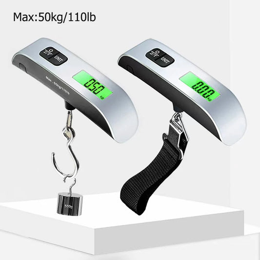 Portable High Precision Scale Digital LCD Display Suitcase For Travel Bag Max 110lb/50kg