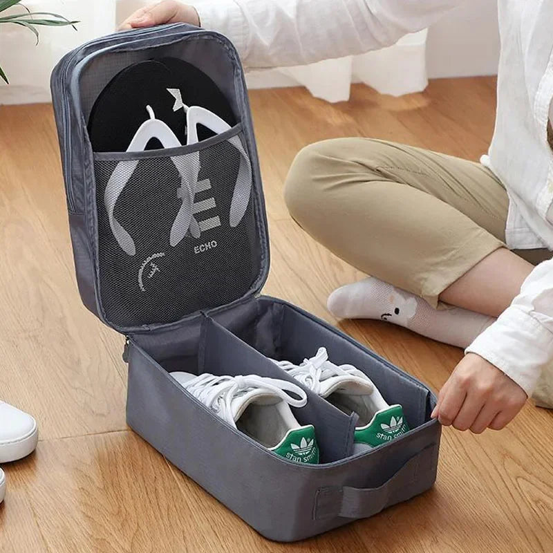 3 Layers Portable Travel Shoe Bag