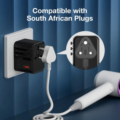 GlobeCharge Travel Adapter