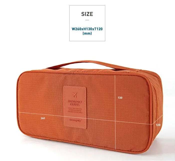 Portable Travel Bra Underwear Organizer Bag