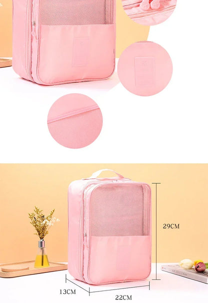 3 Layers Portable Travel Shoe Bag