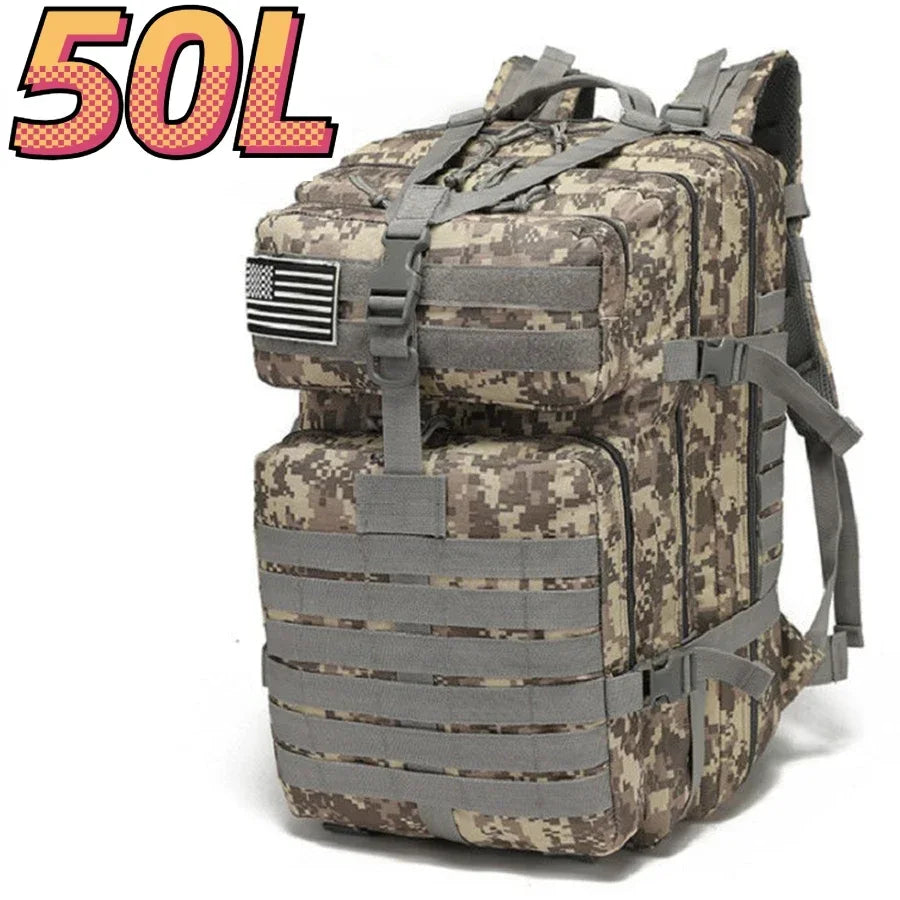 30L/50L Military Backpacks For Camping & Hiking