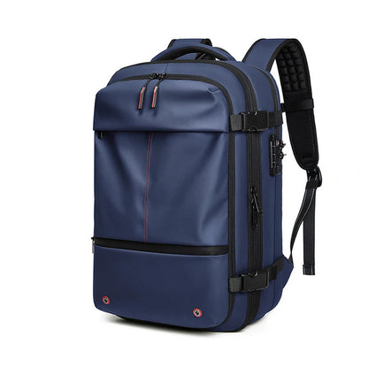 Men Travel Backpack with vacuum compression 17" Laptop Backpack