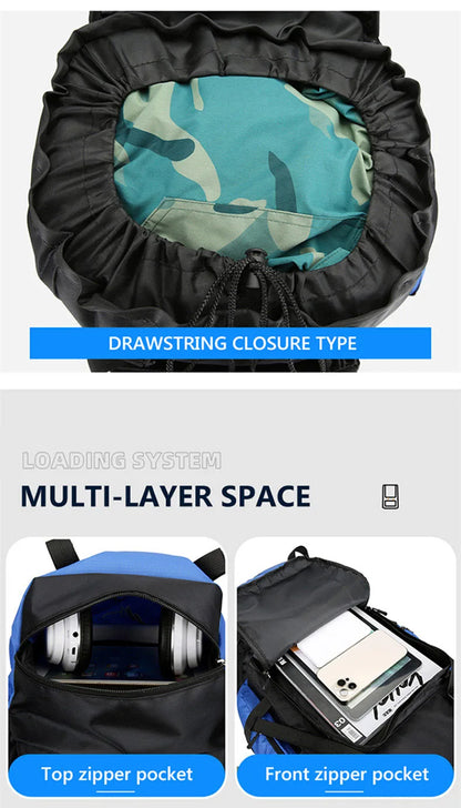 90L Waterproof Trekking Bag Large Capacity