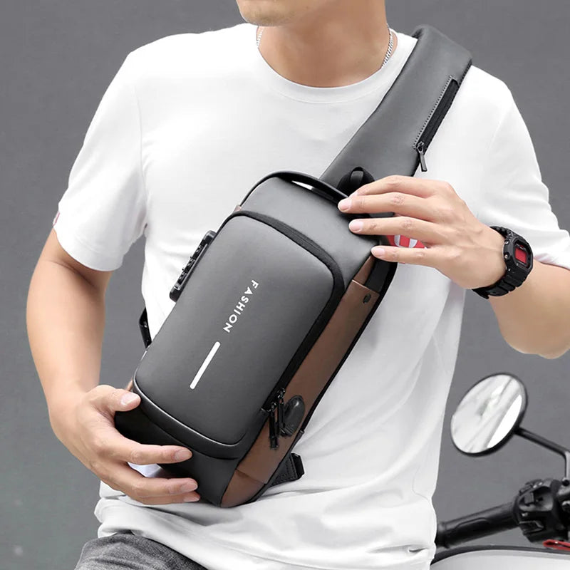 Anti-theft USB Shoulder Bag