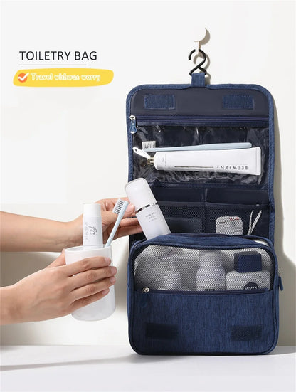 Portable Toiletry Washbag with Hanging Hook
