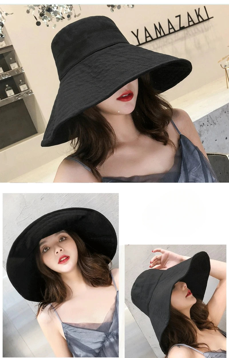 Japanese Sunshade Oversized Female Hat