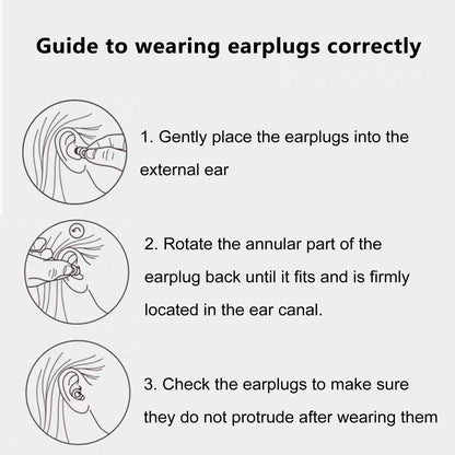 HUAK Ear Plugs for Noise Reduction – Super Soft