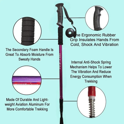 Hiking Trekking Poles, Lightweight