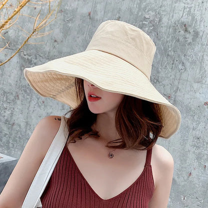 Japanese Sunshade Oversized Female Hat