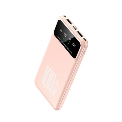 100W Super Fast Charging Power Bank 30000mAh with LED Ligh for Apple & Android