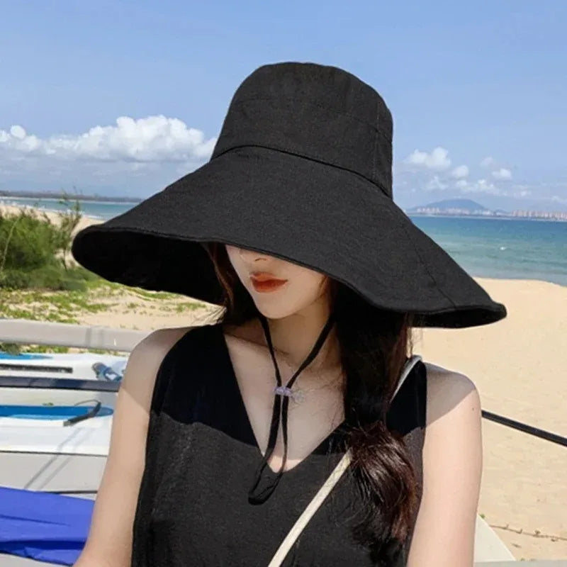 Japanese Sunshade Oversized Female Hat