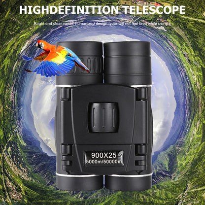 900x25 HD Zoom Portable Powerful Binoculars Long Range BAK4