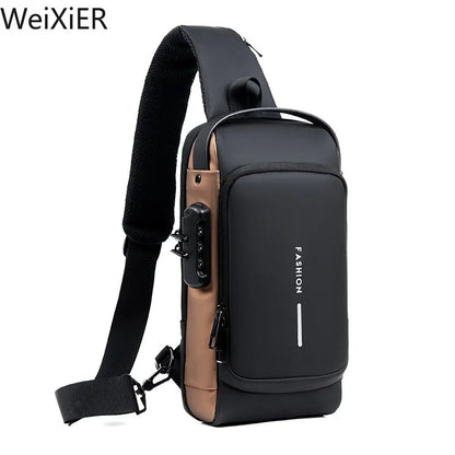 Anti-theft USB Shoulder Bag