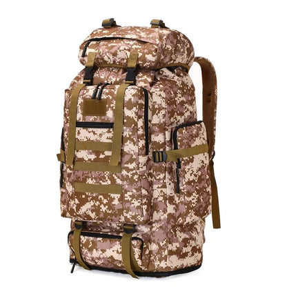 80L/100L Trekking Bag Large Capacity for Outdoors Hiking & Camping